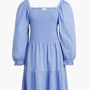 Tiered smocked midi dress